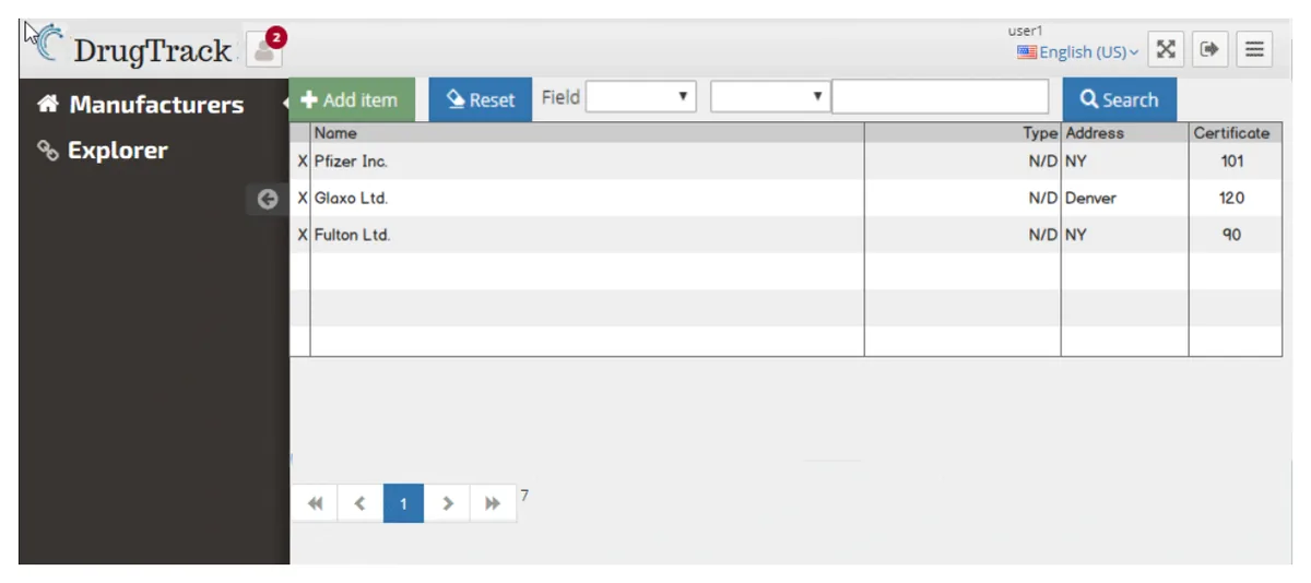 Manufacturers archive