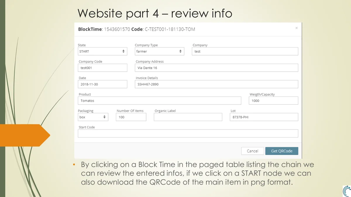 Review information