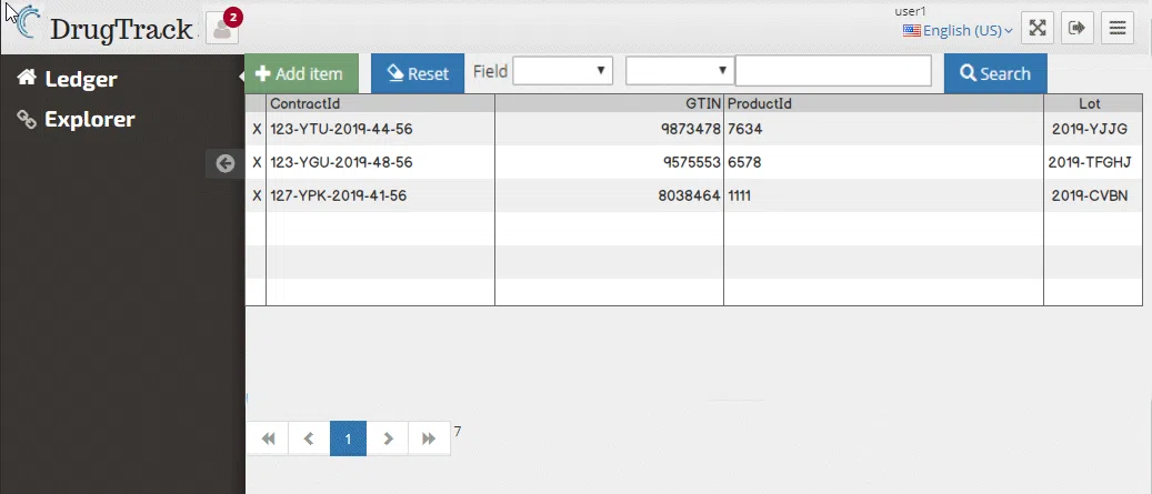 Product traceability ledger