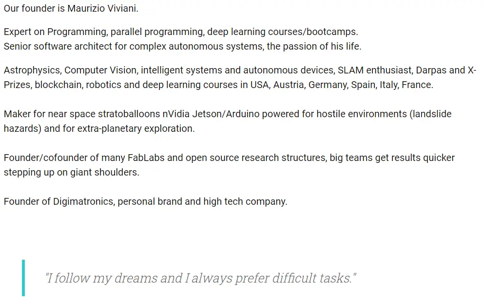 Maurizio Viviani Scientific Leadership